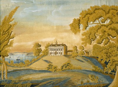 Veduta di Mount Vernon, c. 1805-1810 da Nancy Ellis Brewster